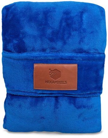 Leeman Duo Travel Pillow Blanket  - 55.51" w x 46.26" h
